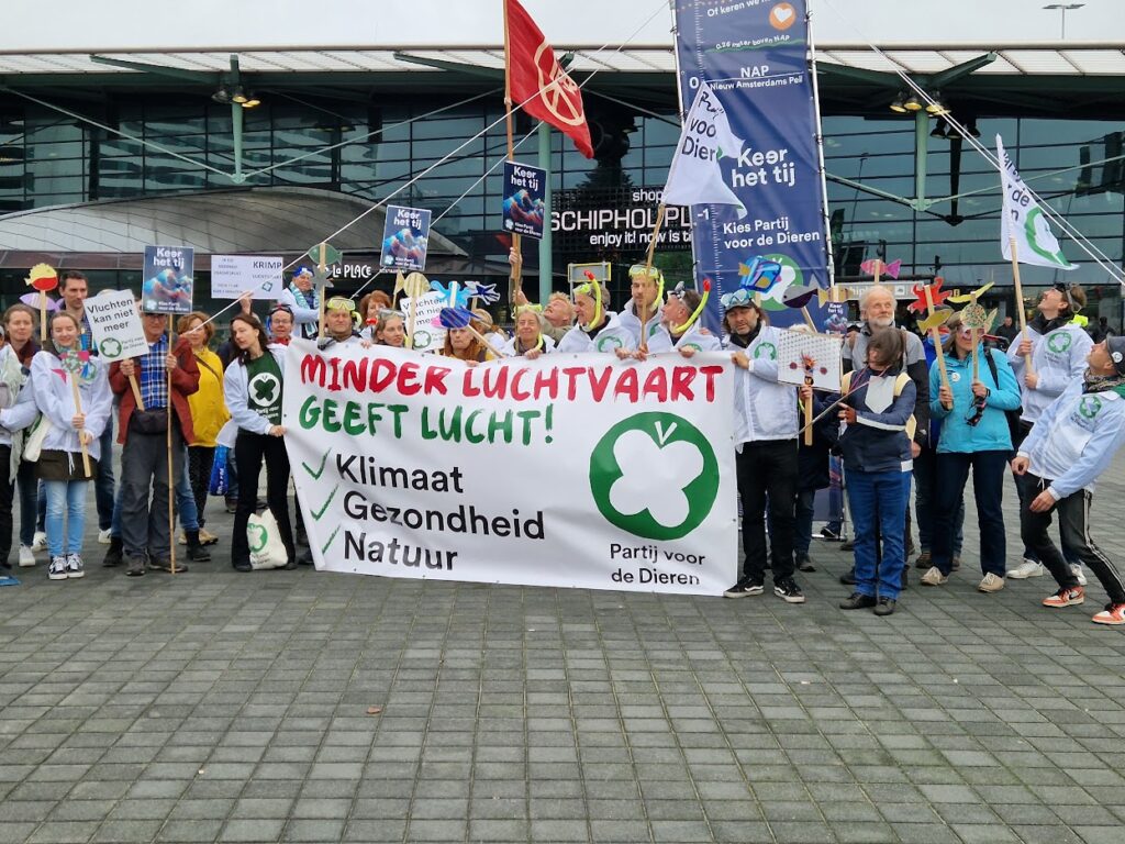 demonstratie Schiphol